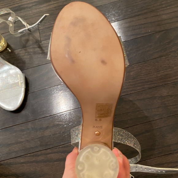 Raye  Sammy Heel In Metallic Silver - Picture 7 of 7